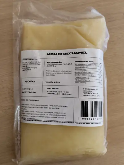 Molho Bechamel 450 gr
