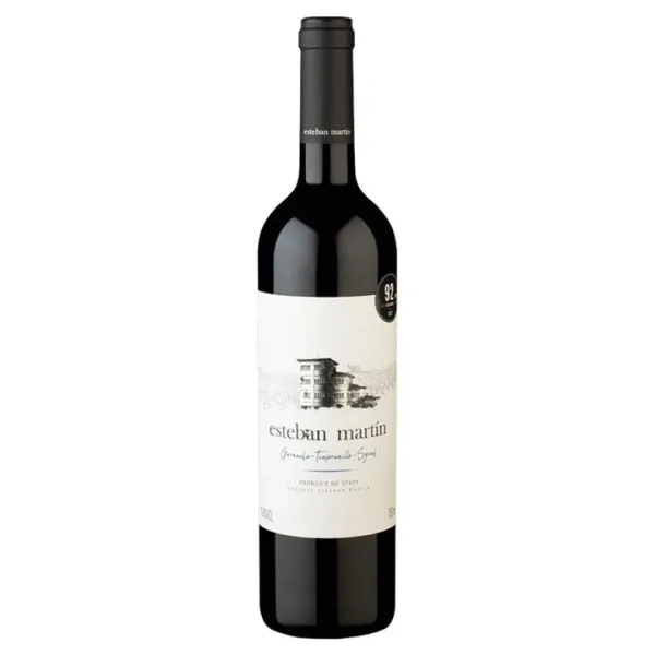 Vinho Espanhol Esteban Martin 750ml - Garnacha / Syrah